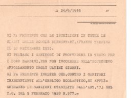 Avviso_Iscrizione_Scuola_Elementare1955